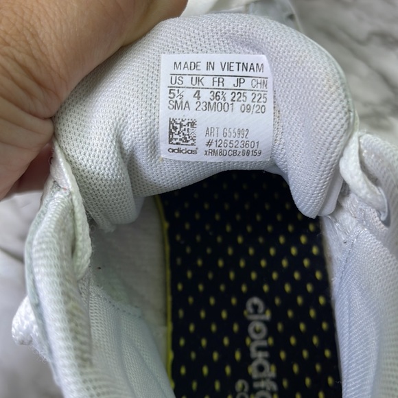 adidas neo Bravada Mid 'White' size 5.5, almost new - Picture 7 of 9